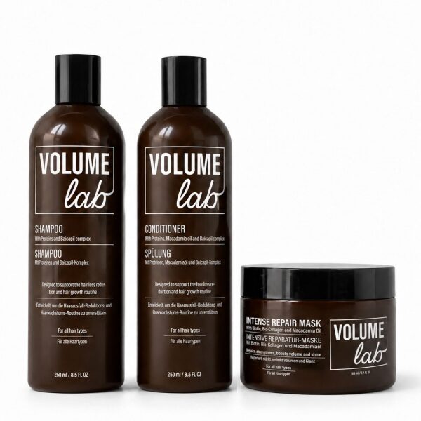 Volume Lab Shampoo, Spülung und Haarmaske